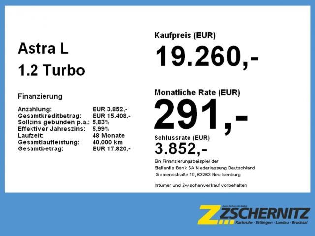 Opel Astra 1.2 Turbo Enjoy Turbo