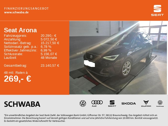 Seat Arona 1.0 TSI DSG FR-lijn