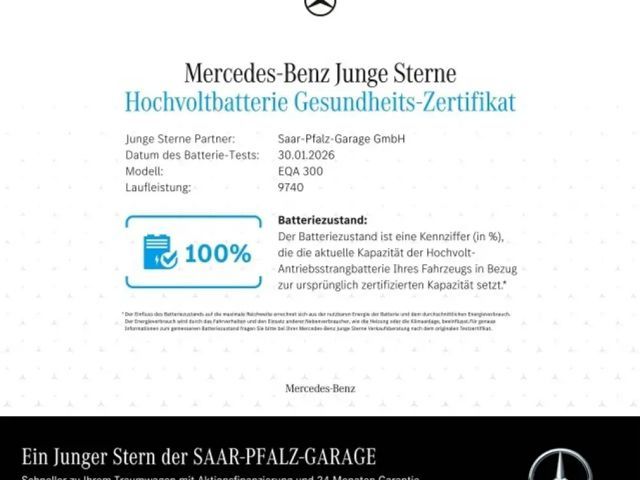 Mercedes-Benz EQA 300 4MATIC Progressive