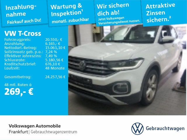 Volkswagen T-Cross 1.0 TSI DSG Style