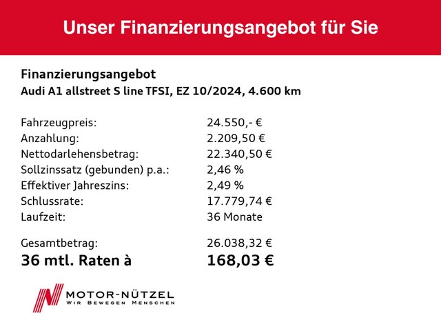 Audi A1 30 TFSI Allstreet S-Tronic