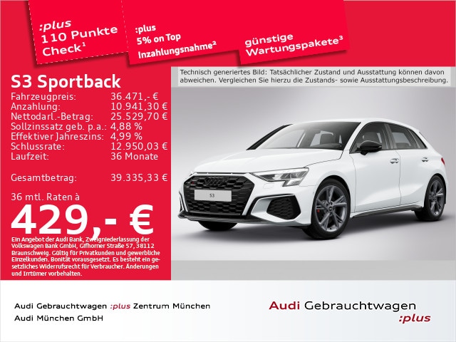 Audi S3 Quattro S-Tronic Sportback