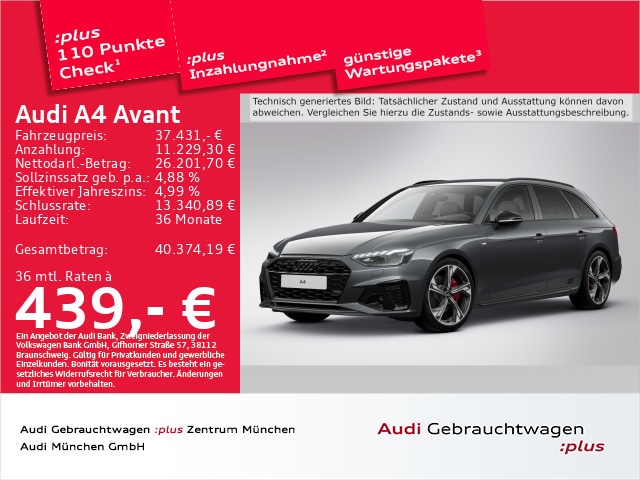Audi A4 40 TFSI Avant S-Line S-Tronic