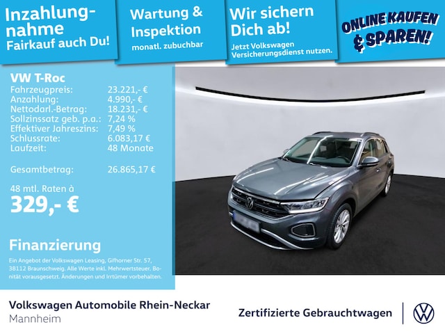 Volkswagen T-Roc 1.5 TSI DSG Life