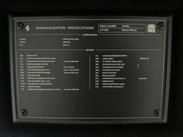 Ferrari Roma Garantie/JBL/Passenger/Carbon/ADAS/S-Lüftung