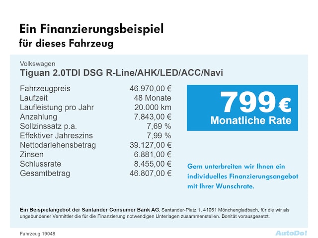 Volkswagen Tiguan 2.0 TDI DSG R-Line