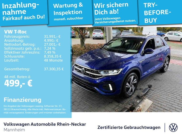 Volkswagen T-Roc 2.0 TSI 4Motion DSG R-Line
