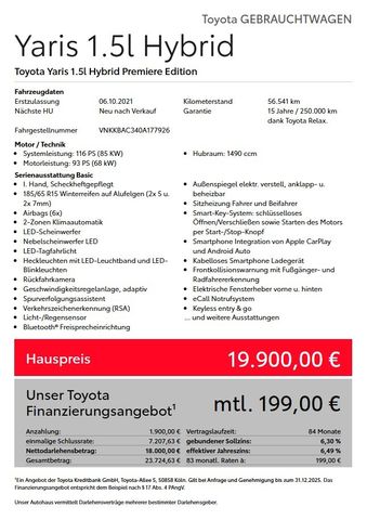 Toyota Yaris 5-deurs