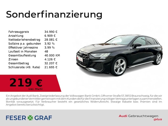 Audi A3 35 TFSI S-Line S-Tronic Sportback