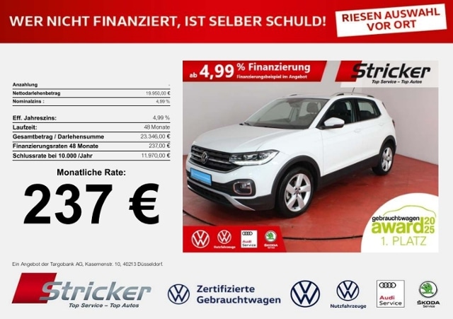 Volkswagen T-Cross 1.0 TSI DSG