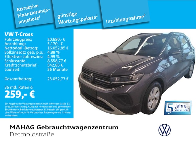 Volkswagen T-Cross 1.0 TSI Life