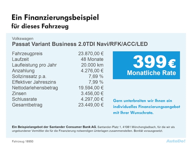 Volkswagen Passat 2.0 TDI Business Variant