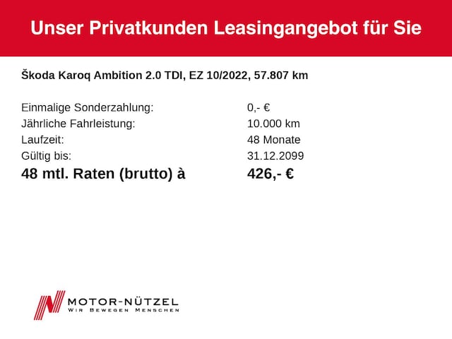 Skoda Karoq 2.0 TDI 4x4 Ambition