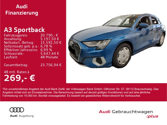 Audi A3 30 TDI Sportback