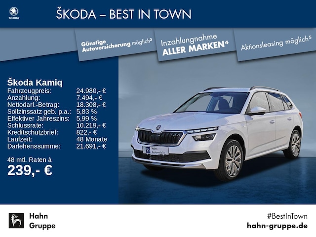 Skoda Kamiq 1.5 TSI Tour