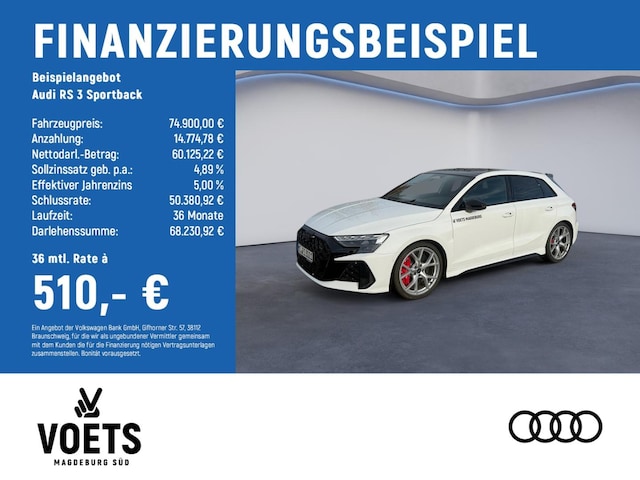 Audi RS3 Quattro S-Tronic Sportback