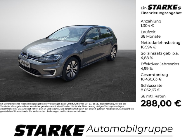 Volkswagen Golf Comfortline e-Golf