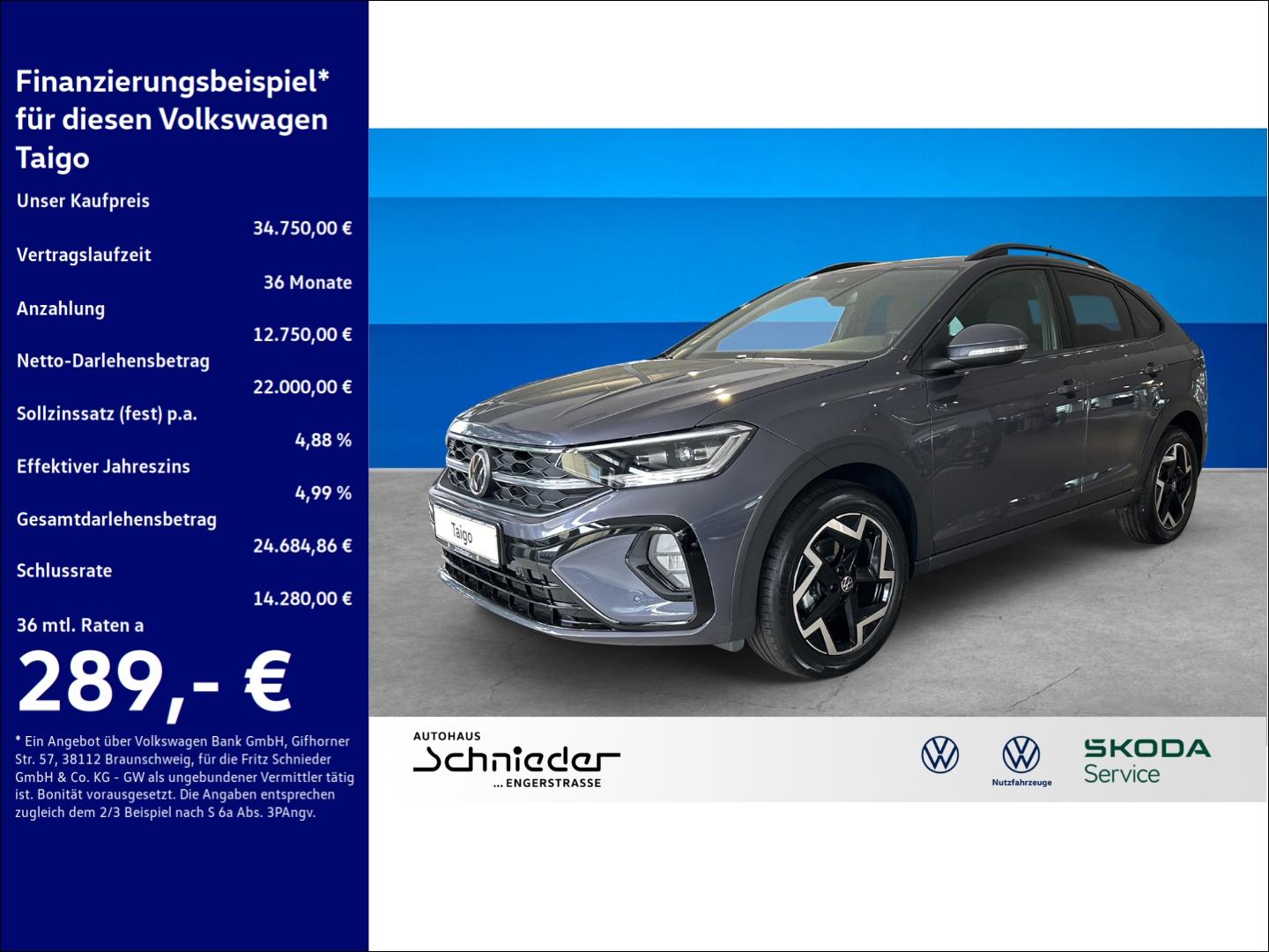 Volkswagen Taigo DSG R-Line