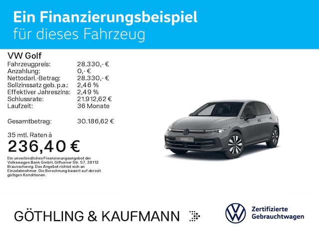 Volkswagen Golf 1.5 eTSI DSG Golf VIII IQ.Drive