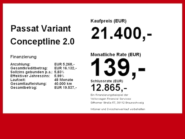 Volkswagen Passat 2.0 TDI Business Variant