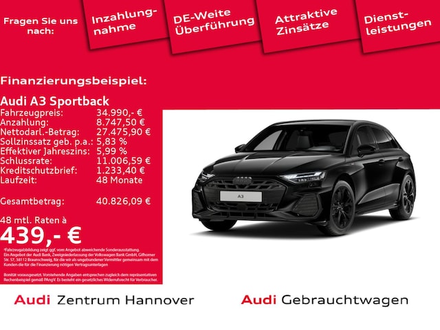 Audi A3 35 TFSI S-Line S-Tronic Sportback