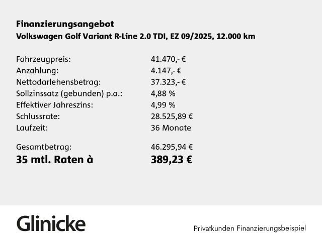 Volkswagen Golf DSG R-Line Variant