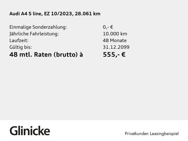 Audi A4 40 TFSI Avant S-Line