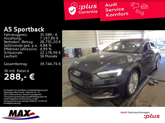 Audi A5 40 TDI Quattro S-Tronic Sportback