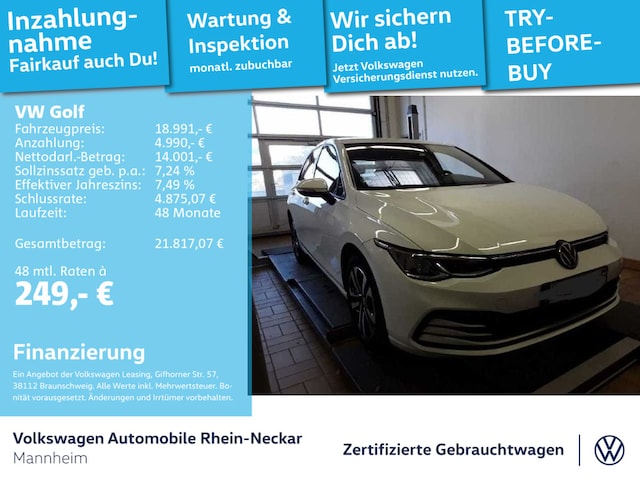 Volkswagen Golf 1.5 TSI Golf VIII TSi United