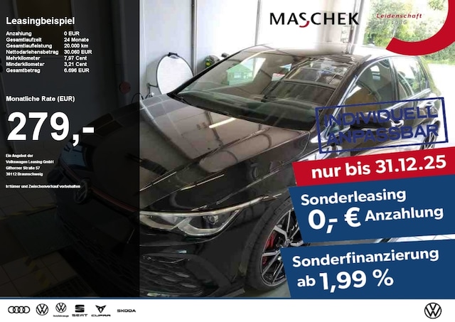 Volkswagen Golf Sonderleasing DCC Standh Harman Estoril Rear View ACC Standh. AUT