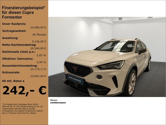 Cupra Formentor HYBRID APP LED EPH KEYLESS USB