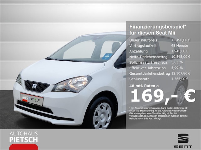 Seat Mii electric electric Climatronic Bluetooth Apple CarPlay Android Auto Klimaautom DAB Spurhalteass.