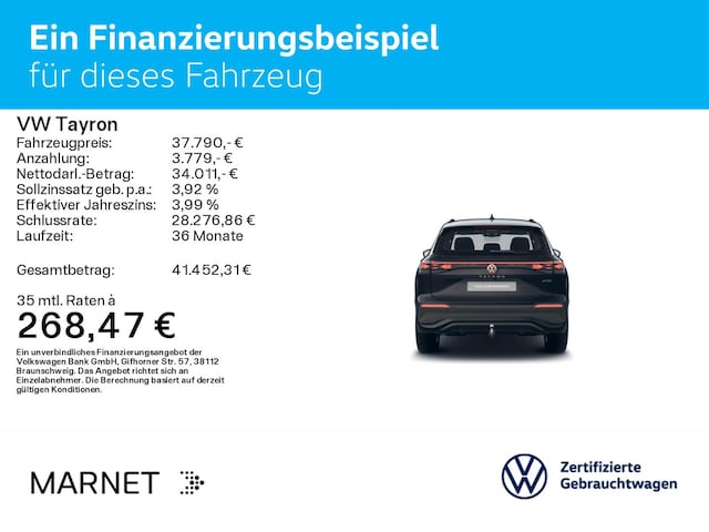 Volkswagen Tayron 1.5 eTSI DSG IQ.Drive Life