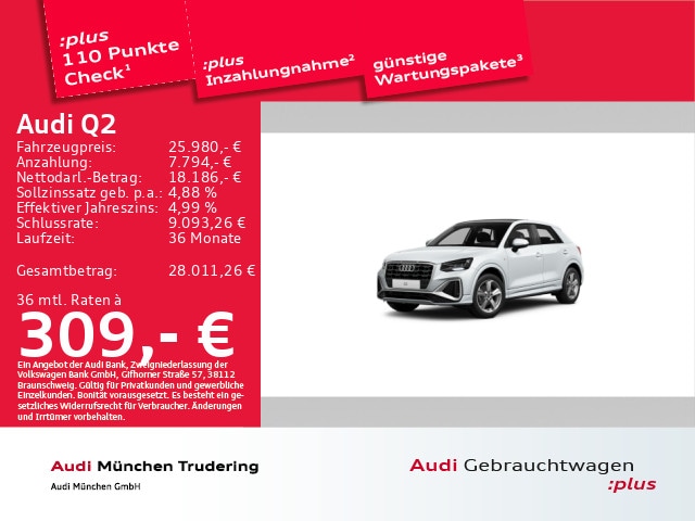 Audi Q2 35 TFSI S-Line S-Tronic