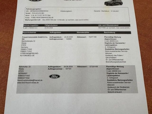 Ford Focus Limited ST Line