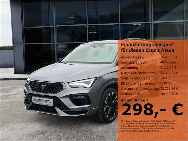 Cupra Ateca 2.0 TSI 4Drive DSG