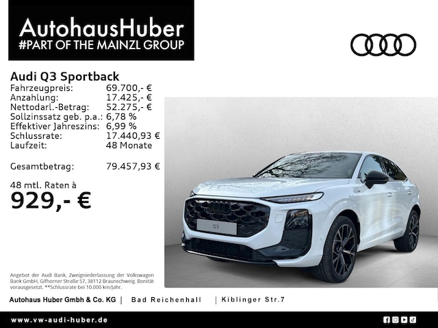 Audi Q3 Quattro S-Tronic Sportback
