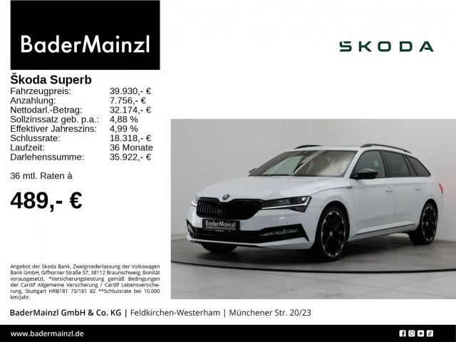 Skoda Superb 2.0 TSI 4x4 Combi Sportline