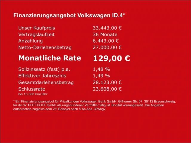Volkswagen ID.4 IQ.Drive Performance Pure