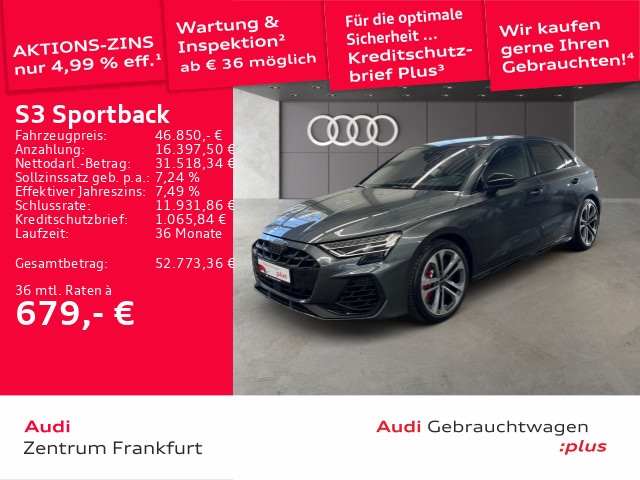 Audi S3 Quattro S-Tronic Sportback