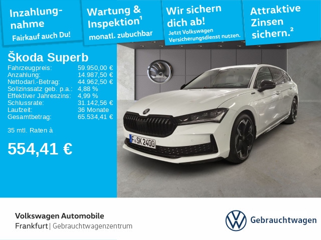 Skoda Superb 2.0 TDI 4x4 Combi Sportline