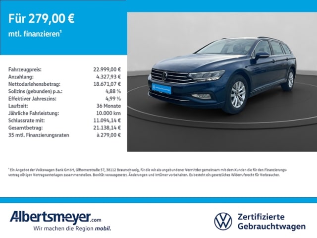 Volkswagen Passat 2.0 TDI DSG Variant