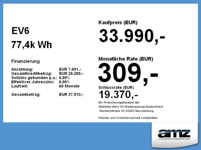 Kia EV6 77,4 kWh GT-Line