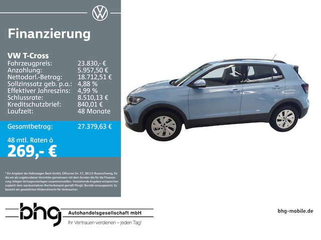 Volkswagen T-Cross 1.0 TSI Life