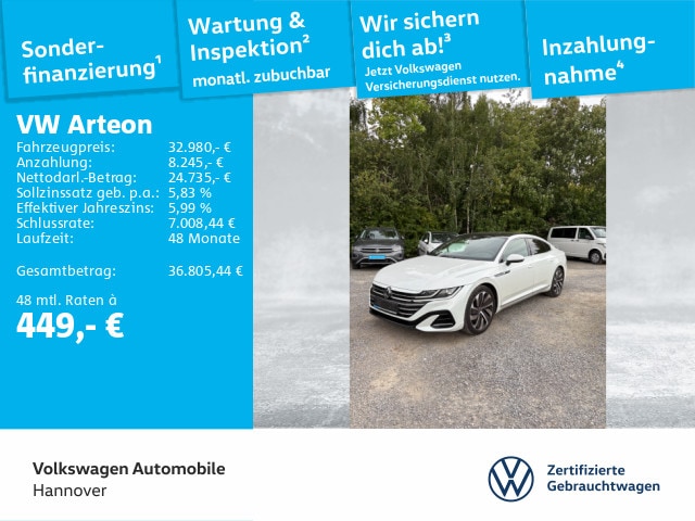 Volkswagen Arteon 2.0 TSI DSG R-Line