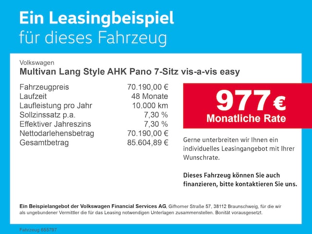 Volkswagen Multivan Lang Style