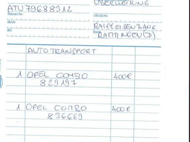 Opel Combo COMBO Cargo DOKA XL 1,5 101PS 6G Schalter 5 Sitze