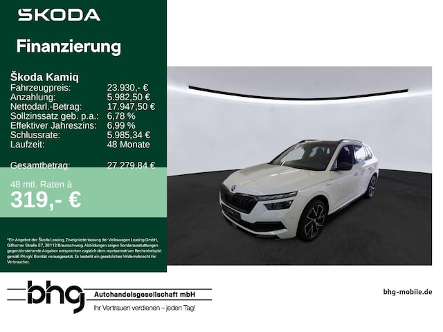 Skoda Kamiq 1.5 TSI Monte Carlo