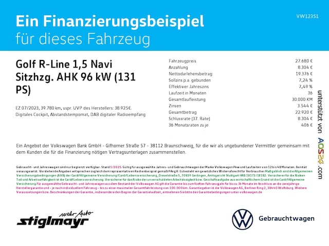 Volkswagen Golf R-Line
