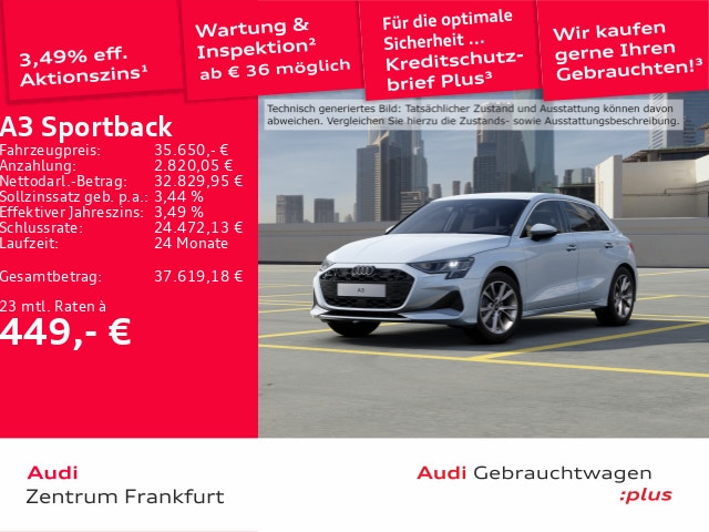 Audi A3 35 TDI S-Tronic Sportback